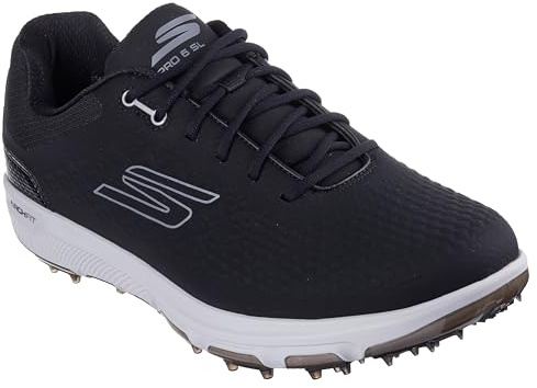 Skechers Go Golf PRO 6 SL - Scarpe da Ginnastica da Uomo, Black,