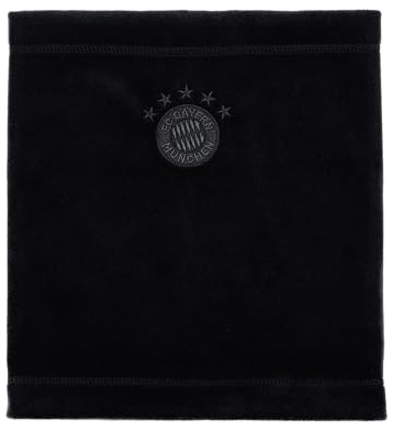 FC Bayern München Fleece Snood/Schlauchschal/Loop Classic Schwarz | Fußball
