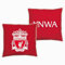 Character World Liverpool FC offizielles rotes Kissen, superweich, beidseitig verwendbar, Football Club YNWA-Design, perfekt für jedes Schlafzimmer, Sofa oder auf dem Bett, 40 x 40cm