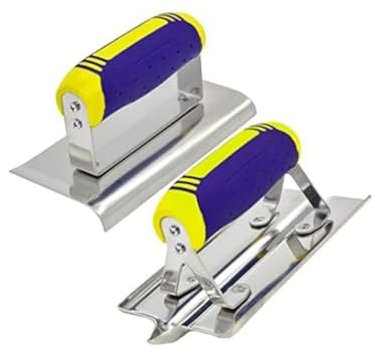 Smooth and Clean Concrete Hand Edger and Groover Set per intonaci Stucco Cementi Kit di finitura Cementi Kit di finitura
