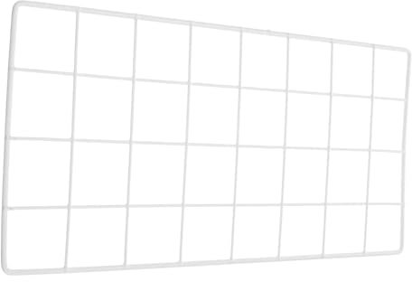 ABOOFAN 40x20cm Wandgitter Panel Display Fotogitter Metallgitter Bilderrahmen Gitter Wanddeko Wohndeko