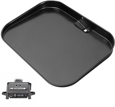 Griddle Pan for Ninja Woodfire Outdoor Grills OG701 Non-Stick Flat Top Cooking Plate Replacement Parts for Ninja XSKGRDPLT Grills Accessories for Ninja Grill OG700 Series