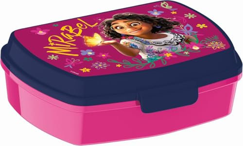 ALMACENESADAN;5463; Pack vuelta al cole y regalo; compuesto por fiambrera-Sandwichera rectangular multicolor, producto reutilizable, sin BPA (encanto)