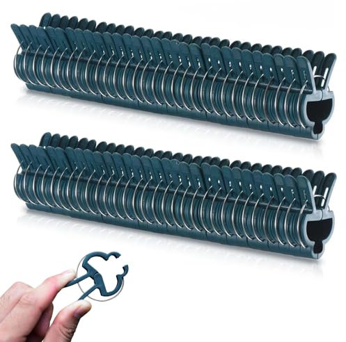 50 Stück Pflanzenclips Grün, Pflanzenklammern Klein, Pflanzen Clips für Kletterpflanzen, Pflanzenklammern Tomatenclips, Wiederverwendbar Gartenklammern für Unterstützen Pflanzen Gemüse Obst