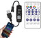LED-Controller für Streifenlichter, 2,4-GHz-APP-Handysteuerung für LED-Streifen - Dimmer für LED-Streifen, Fernbedienung für LED-Streifen, 5–24 V für LED-Le