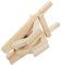NUOBESTY Wooden Wheelbarrow Model for Boys Outdoor Toy for Boys and Girls Fairy Farm Supply Diy Handcraft Project Toy