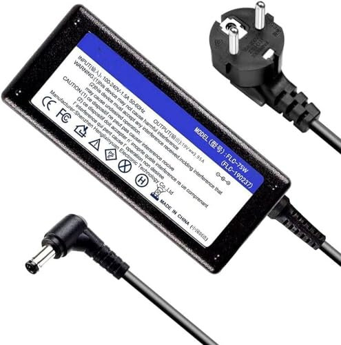 JCEQNVWL 75W 19V 3.95A Laptop Charger AC Adapter Compatible for Toshiba Satellite L300 L305 L305D L350 L355 L505D L505-S6959 PA-1750-04 PA3468E-1AC3 with Power Cord