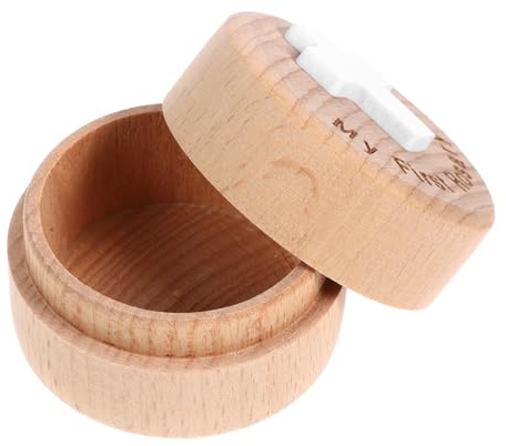 SOLUSTRE Rosenkranz-Holzkiste Vintage Schmuckkästchen Aus Holz Mit Eingraviertem Retro-Muster Schmuckbehälter Für Ringe Ohrringe Und Kleine Schmuckstücke Auch Als Wohn-Dekoration