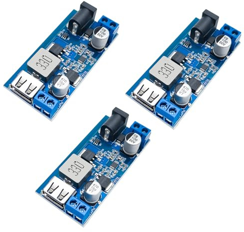 AYWHP 3PCS DC-DC 24V/12V auf 5V 5A Step Down Converter，Step Down Power Supply Buck Converter,spannungswandler 12v 5v,Abwärtswandlermodul mit Fast Charge Recognition Chip Kompatibel mit Arduino