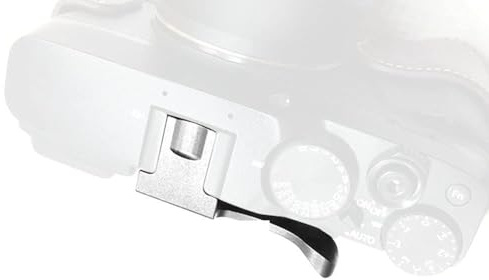 TOPINCN Daumen-hoch-Handgriff aus Massiver Aluminiumlegierung für Spiegellose Fuji X 100F X100T X-A5-Kamera, Rot, Ergonomisches Design, Sicherer Halt für Outdoor-Fotografie (Rot)