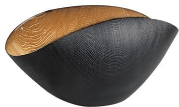 Onlylux Coppa in vetro - Burano (Nero Mat Oro)