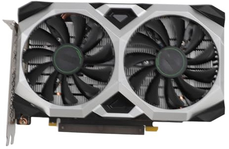 Ouitble GeForce 1660 Super Graphics Card 6GB GDDR6 192 Bit 14000MHz PCI Express 3.0 16X HD Multimedia Interface DVI D Double Fan Computer Gaming Video Card for Win 7 8 10