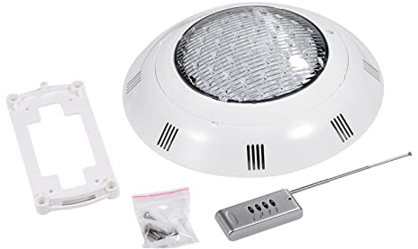 WIHFHGZ Projecteur Piscine LED RGB Multicolore 35W 30x30x6,5cm - Éclairage Submersible Puissant, Contrôle à Distance, Piscines Privées et Publiques
