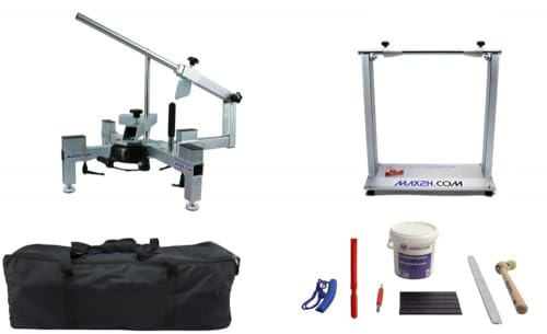 MAX2H® Reifenmontiergerät MG-2 mit Wuchtbock Plus, Starterpaket (Klebegewicht schwarz) und Tasche