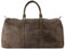 HOLZRICHTER Berlin - Weekender aus Leder für Herren (No 8-2), Reisetasche 30x57x28 cm, Handgefertigte Echtleder Umhängetasche mit Schultergurt, für Handgepäck, Dunkel-Braun