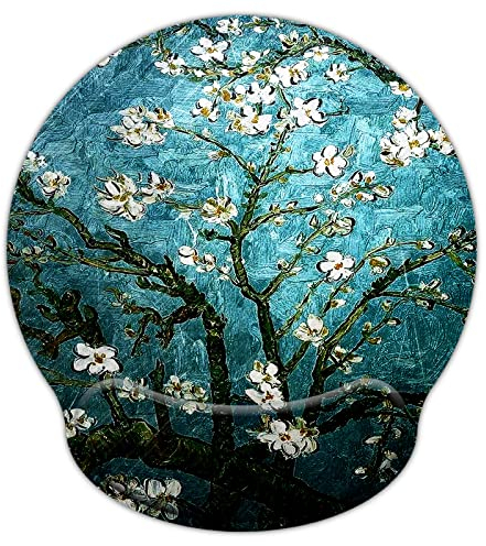 Tapis De Souris avec Repose Poignet en Gel, Tapis De Souris Ergonomique,Confort avec Repose-Poignet Gaming Mouse Pad pour Ordinateur et Ordinateur Portable