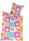 Dreamhome 100% Baumwolle Kinder Bettwäsche 135x200 cm Jungen Mädchen Baustelle Patchwork, Design - Motiv:Design 2