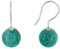 LES POULETTES BIJOUX - Sterling Silber 925 Ohrringe Amazonit Perlen