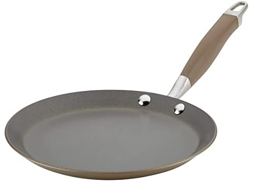 Anolon Advanced Home Hard Anodized Nonstick Crepe Pan, 9.5 Inch, Bronze