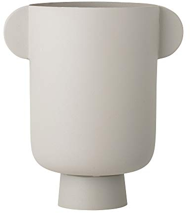 Bloomingville Vase, grau, Eisen