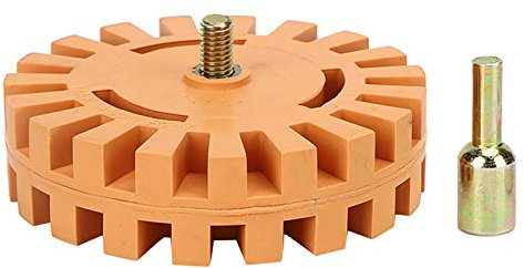 in Decal Removal Eraser Wheel Rubber Eraser Wheel Sticker Pinstripe Sticker Eraser Film Glue Remover for Removing Car Stickers Labels Adhesive Decal