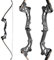 Bogenschießen 64 Takedown Recurve Bogen Set 30-55lbs Bogen und Pfeil Set Erwachsene Jagdbogen Sportbogen Langbogen Anfänger Bogen Rechtshänder (35lbs, Typ1: Bogen)