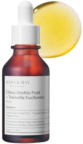 MARY & MAY Citrus Unshiu Fruit + Tremella Fuciformis Serum (30 ml)