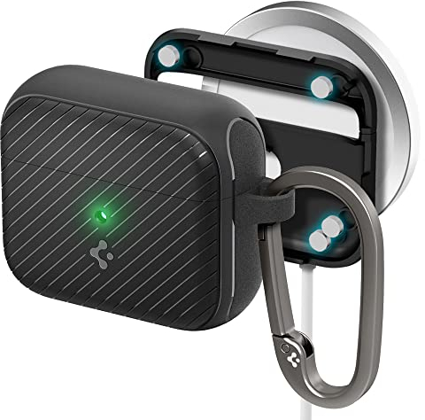 Spigen Mag Armor MagFit Hülle Case kompatibel mit AirPods 3 und MagSafe - Schwarz