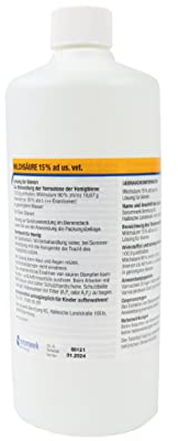 Milchsäure 15% (1 Liter) zum behandeln von Varroa Varroabehandlung Imkerei Bienen