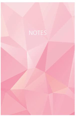 Notes: Rose Quarts Crystal Design Pink Note Book Journal