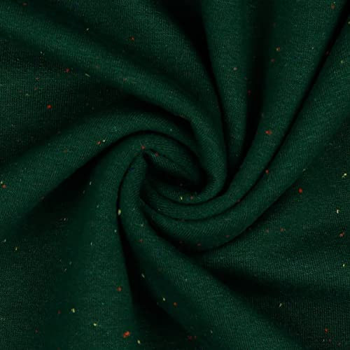 0,5m Sweat-Stoff Cosy Colours Meterware Oeko-Tex Sweatstoff Sweat Farbwahl, Farbe:031 - moosgrün