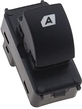 EMSea Electric Window Control Switch 6490.HQ 6490.E3 6554.QL 6554.HF Compatible with Berlingo B9/Partner/Partner Tepee Car 4 Pin Front Right Power Window Switch