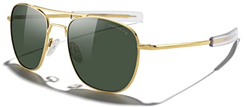 MERRY'S Square Aviator Sunglasses for Men Women Polarized UV400 S8636