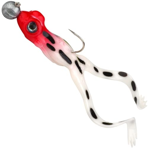 Spro The Frog to-Go 10 cm 5 g - Assembled Rubber Frog, Colour: Redhead