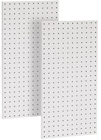 Ultrawall 2 Pcs Metal Pegboard Wall Panels, Peg Boards for Garage Tool Storage