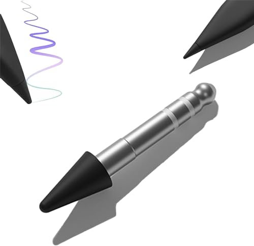 Stylo fin de rechange à 2 pointes pour Microsoft Surface Slim Pen 2.0 compatible avec Microsoft Surface Slim Pen2 (Noir)