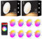 Lumary 6W Smart LED Einbaustrahler 8er Pack LED Einbauleuchten Decke Dimmbar 2700K bis 6500K Warmweiß Kaltweiß RGB Mehrfarbige LED Deckenspots Kompatibel mit Alexa/Google Home, App-Steuerung