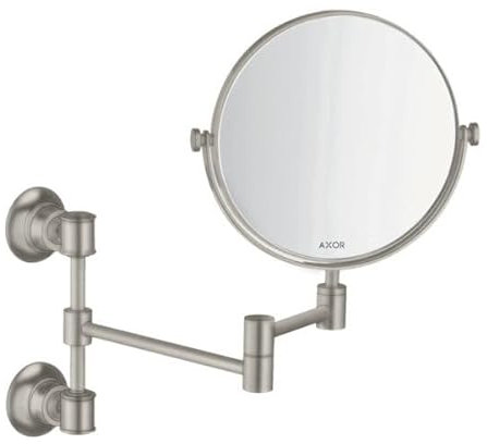 hansgrohe AXOR Montreux Rasierspiegel, 42090800, Farbe: Edelstahl Optic