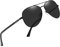 DUCO Classic Polarised Mirrored Pilot Sunglasses Mens Womens Vintage Polarized Sun Glasses Designer Shades 3025K (Black)