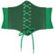 WERFORU Frauen Tied Waspie Gürtel,Breiter Schnürgürtel Korsett Elastische Taille Gürtel für Halloween Party