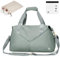 Ceneda Easyjet Reisetasche Handgepäck 45x36x20 Cabin Bag Große Tasche für Flugzeug Faltbare Weekender Handgepäck Sporttasche mit Nass-Tasche Damen Herren Handgepäck Koffer(Seladon)