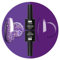 YTD Likomey Smalto Semipermanente per Unghie in gel Set,2 Pezzi 7.5ml Viola Glitter e Viola Colore Smalti UV Nail Polish