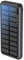 Boompods Obi Solar 10000mAh Solar Powerbank - Schnellladendes Ladegerät mit USB-C & 2X USB-Anschlüssen, Outdoor Power Bank mit Solarpanel, Robuste Ladestation für Handy, Tablets und Reisen, Schwarz
