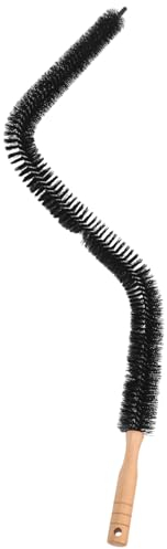 Housoutil 2piezas Cepillo Limpiador Para Lavadoras y Secadoras Mango De Madera Diseño Práctico Cepillos