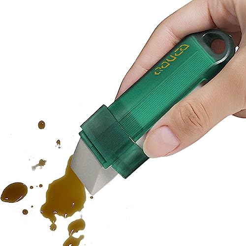 Teksome Kalk-Radiergummi – Edelstahl-Flecken-Radierer, Kalk-Radierer, Badezimmerglas-Rostentferner, zur Flecken- und Markierungsentfernung, 1/3 Stück