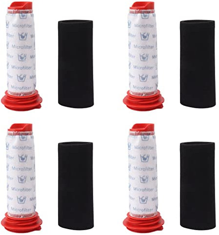 ZLXHDL 4-teiliger Filter-Ersatz, Kompatibel Mit Bosch 754176 754175 BCH6 Akku-Staubsauger Flexxo