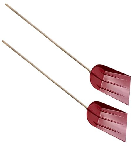 Pala para quitar hojas de nieve, mango extralargo, 2 unidades