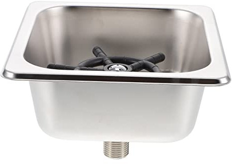 HEMOTON Gläserspüler Glasspüler Für Spüle Zubehör Für Küchenspülen Flaschenspüler Für Waschbecken Becherreiniger Spülbeckenaufsatz Tassenspüler Tasse Flasche Rostfreier Stahl Automatisch