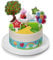 Kardasis Peppa Pig Tortenaufleger | Essbarer Aufleger für Torten und Kuchen | Tortendekoration für den Peppa Pig Themengeburtstag | 20cm + 4 Band 28x4cm + 4 Papierfiguren + 1 3D Figur