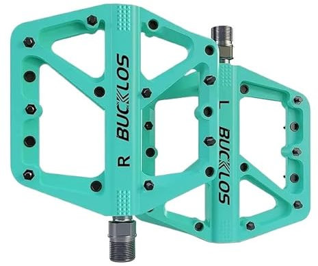 Pedale Fahrrad MTB Fahrrad Pedale Sealed Bearing Mountain Road Fahrrad Flache Pedal Plattform Plattform Pedale Fahrrad Teil Fahrradpedale (Color : Bianchi Pedal)